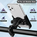 Bike & Motorcycle Mobile Holder – 360° Rotation, Anti-Slip Universal Phone Mount